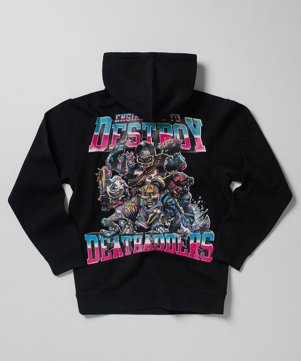 Engineered To Destroy Hoodie - Black