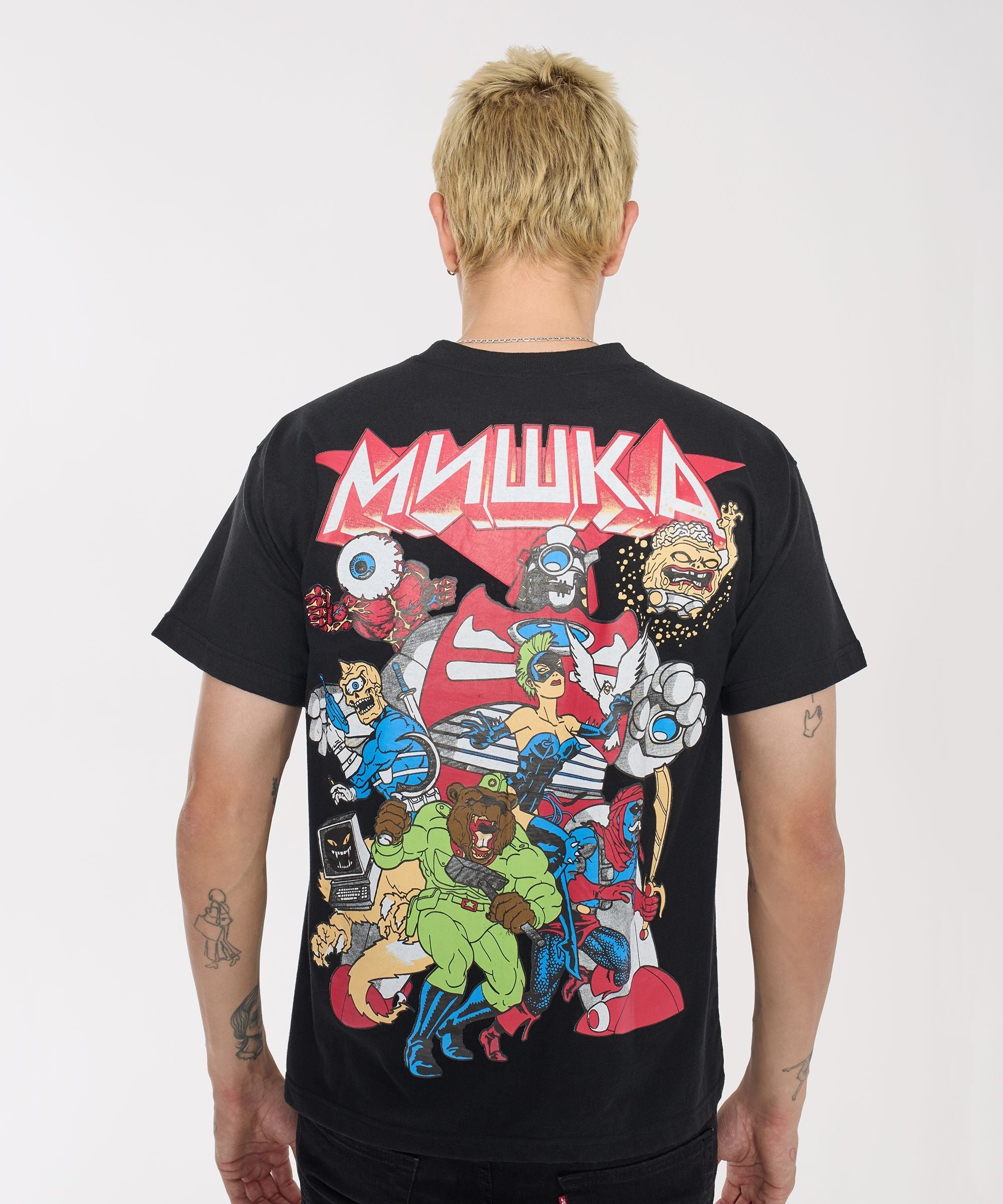 Mishka Keep Watch Team Short Sleeve Tee - Black