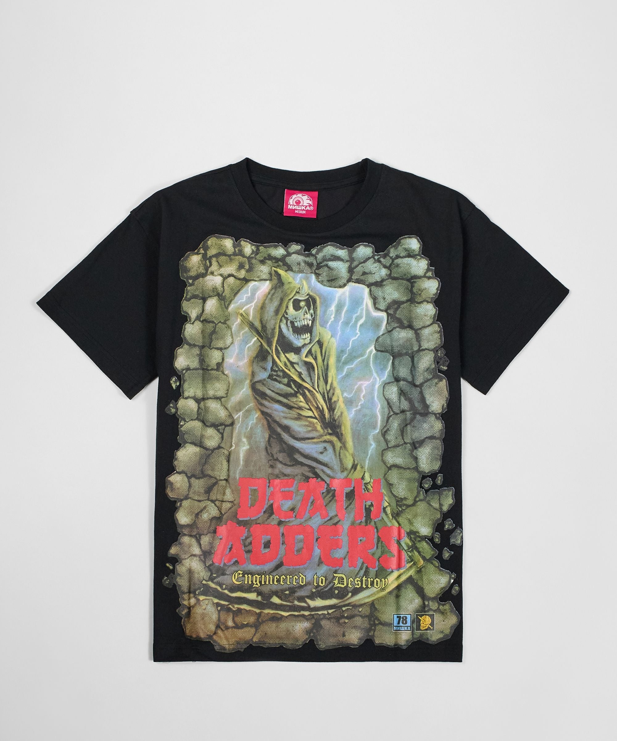 Mishka Midnight Death Adders Short Sleeve Tee - Black