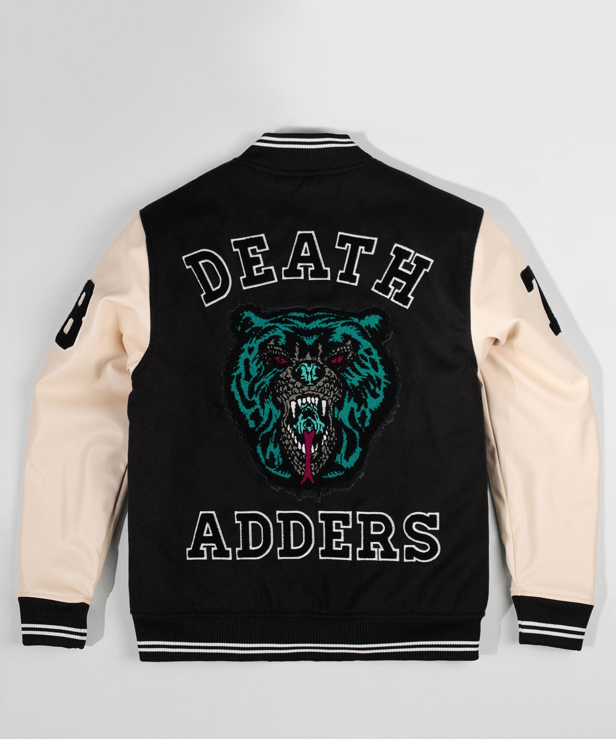 Death Adders Varsity Jacket - Black