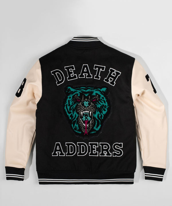 Death Adders Varsity Jacket - Black