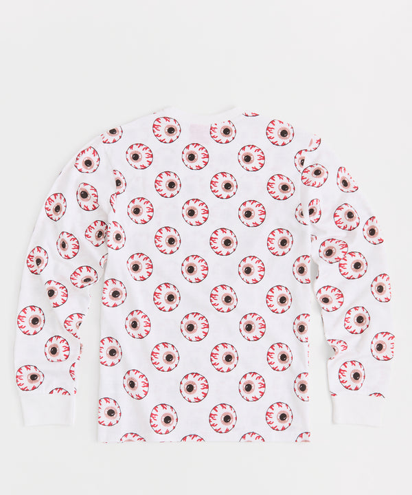 Carrots Crewneck Long Sleeve Tee - White