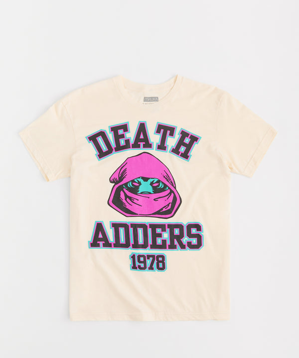 Death Adders Short Sleeve Tee - Cream