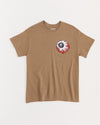 Lamour Keep Watch Crest Short Sleeve Tee - Brown