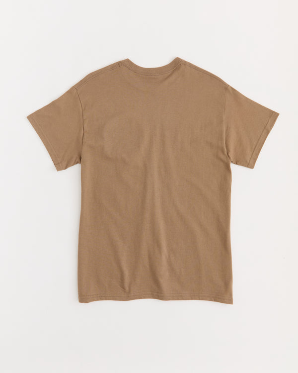 Lamour Keep Watch Crest Short Sleeve Tee - Brown