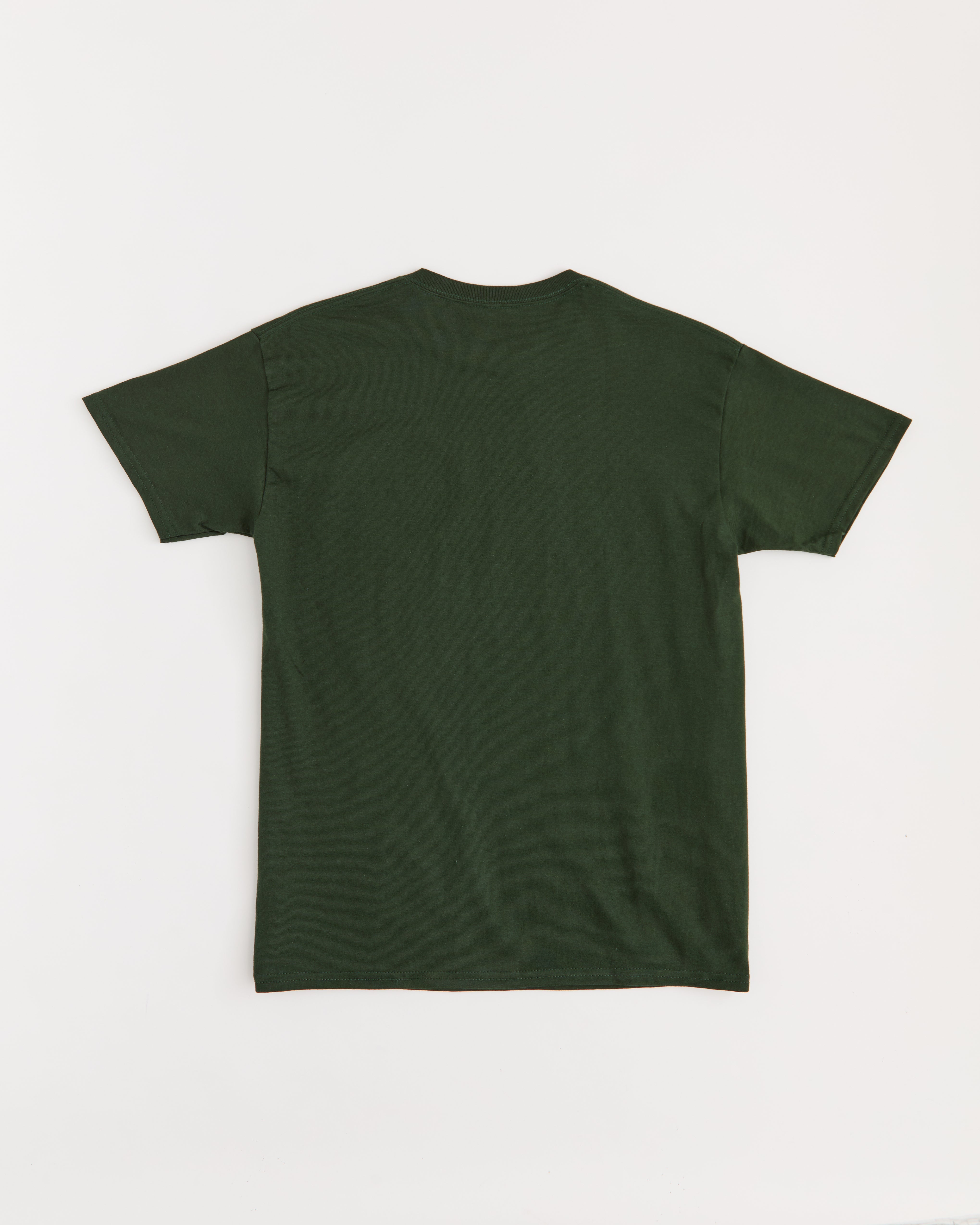 Lamour Keep Watch Crest Short Sleeve Tee - Olive Green