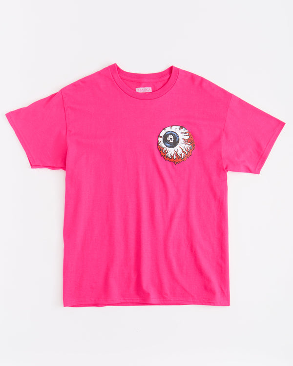 Lamour Keep Watch Crest Short Sleeve Tee - Pink