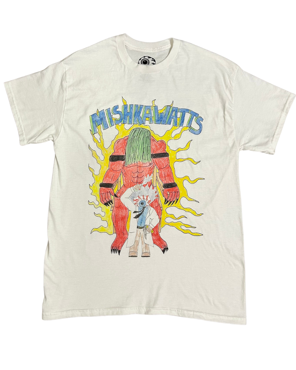 MISHKAWATTS Limited Edition T-Shirt – Mishka x about3megawatts Collab Tee